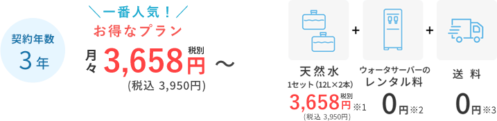 おトクプラン月々3,520円～