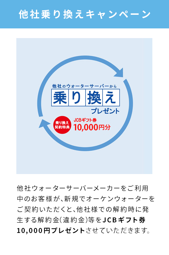 他社乗り換えキャンペーン