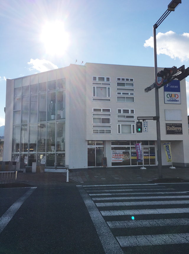 福知山駅南を出てすぐ